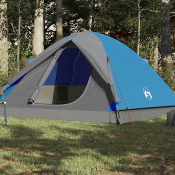 vidaXL Koepeltent 6-persoons waterdicht blauw, Verzenden