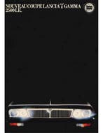 1981 LANCIA GAMMA COUPE 2500 I.E. BROCHURE FRANS, Ophalen of Verzenden
