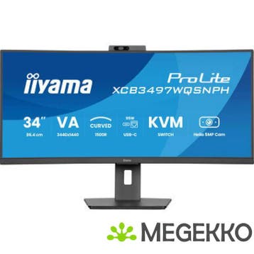 Iiyama Prolite XCB3497WQSNPH-B1 34  UWQHD 120Hz VA KVM, Verzenden, Nieuw
