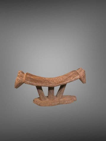 Neksteun Dogon - Voorwerp met vier koppen - Dogon - Mali