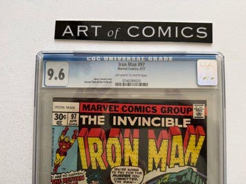 Iron Man #97 - CGC 9.6 - 1 Graded comic - Eerste druk - 1977