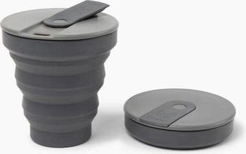2dekans | HUNU Cup - opvouwbare siliconen reisbeker - 235ml, Huis en Inrichting, Ophalen of Verzenden, Nieuw