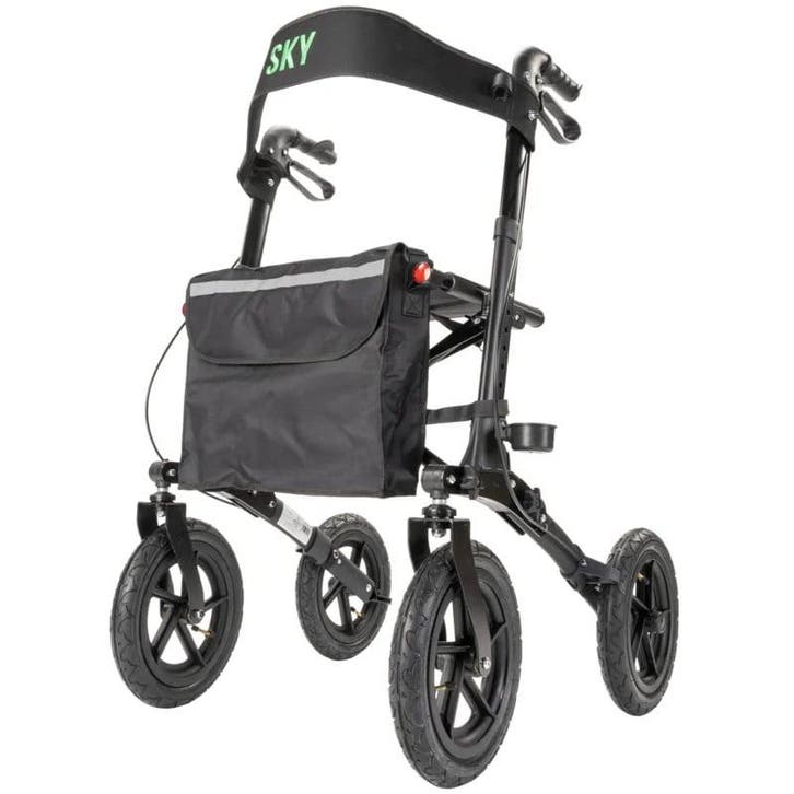 Sky Air lichtgewicht outdoor rollator met luchtbanden - Zwar, Diversen, Rollators, Ophalen of Verzenden