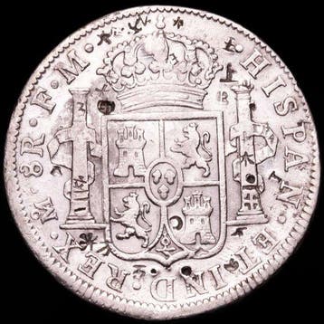 Spanje. Carlos IV. 8 Reales Ceca de Ciudad de Mexico (Mo),