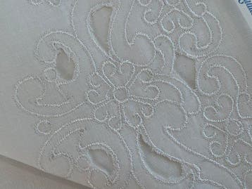 ricami e intagli - Drap de lit (3) - 280 cm - 240 cm - Drap