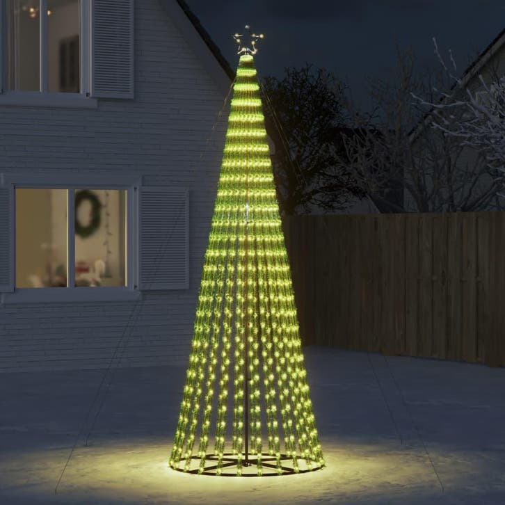 vidaXL LED-kerstboom 688 LEDs warm wit 300 cm, Diversen, Kerst, Nieuw, Verzenden