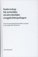 Daderschap bij wettelijke strafrechtelijke, Boeken, Verzenden, Zo goed als nieuw, B.J.V. Keupink