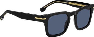 Hugo Boss Boss 1625/S Rechthoekig Acetaat Heren Zonnebril, Verzenden, Nieuw