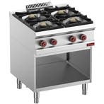 Fornuis | OPTIMA 700 | Gas | 4 Branders (4x 7kW) | Waakvlam, Verzenden, Nieuw in verpakking