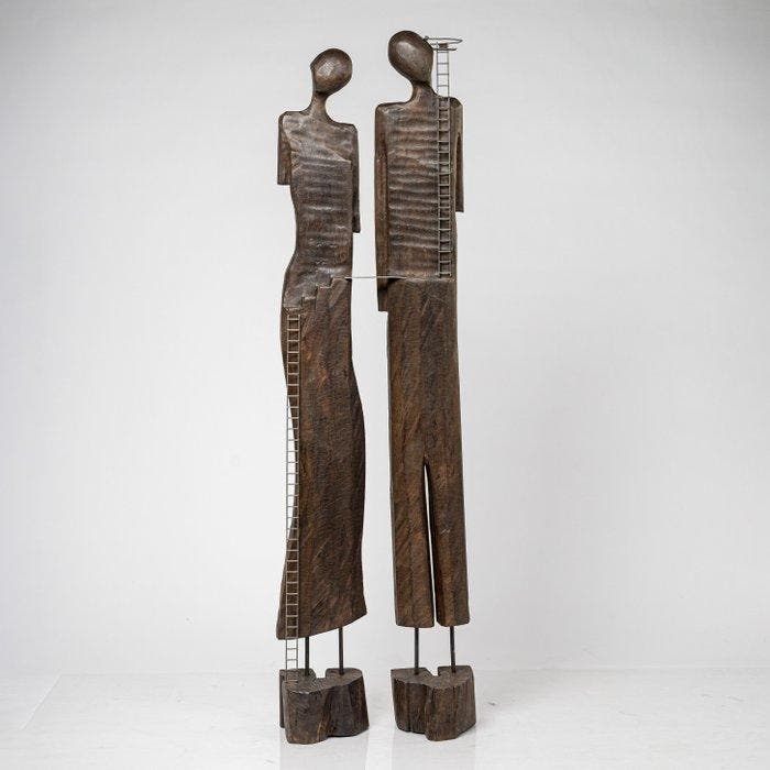 Karol Dusza (XX-XXI) - LARGE „Connected” 2 LARGE 157cm, Antiek en Kunst, Kunst | Designobjecten