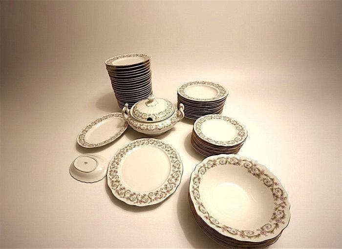 Bavaria - Krautheim & Adelberg - Tafelservies voor 12 (53) -, Antiquités & Art, Antiquités | Meubles | Tables