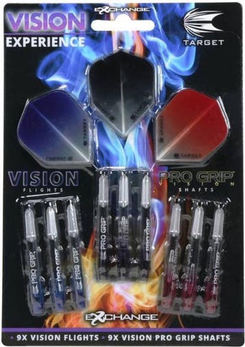 Target Darts - Pro Grip Vision Experience  - 3 Sets, Sport en Fitness, Darts, Ophalen of Verzenden, Nieuw, Pijlen