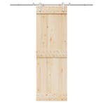 vidaXL Schuifdeur onderdelenset 200 cm roestvrij staal, Verzenden, Nieuw