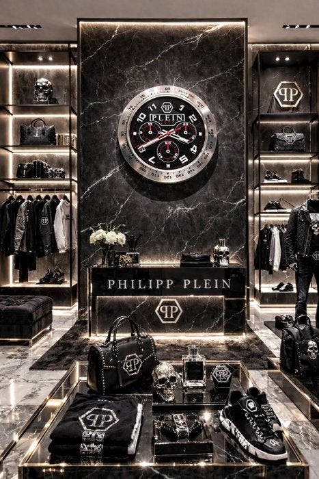 GF Exclusives - Philipp Plein Clock Artwork By: GF, Antiquités & Art, Art | Objets design