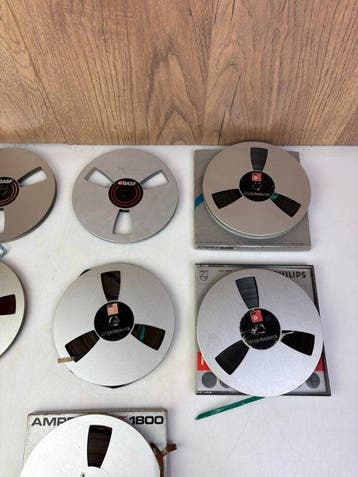 Basf - Metal Reels / 18 CM - 18 cm spoelen met tape - 2000, Nieuw