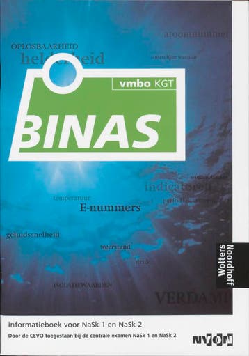 Binas vmbo kgt NaSk 1 en NaSk 2 9789001893781, Boeken, Verzenden, Gelezen