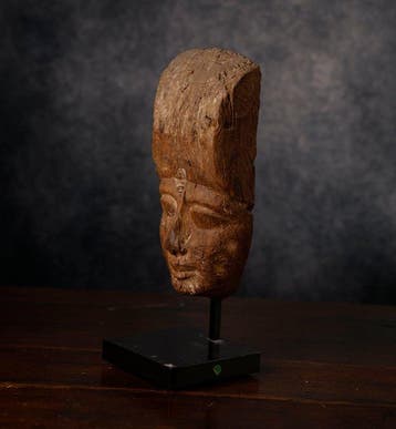 Oude Egypte, begrafenis-houten masker - 24 cm