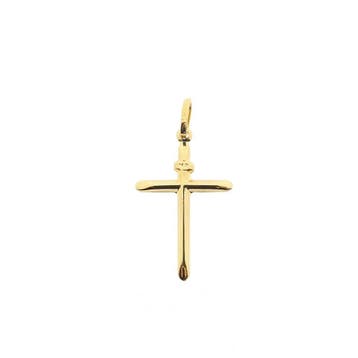 Gouden hanger van een kruis; INRI (Hanger of bedel), Ophalen of Verzenden