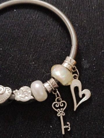 Zonder minimumprijs - Armband Zilver - Armband met zilveren, Nieuw
