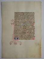 Anoniem - [Nederlands] Manuscript sheet from a Book of Hours