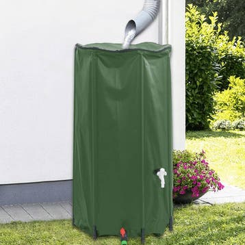 vidaXL Watertank met kraan opvouwbaar 100 L PVC, Verzenden