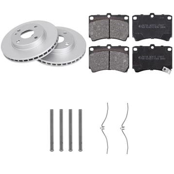 Remschijven + remblokken Voorzijde Mazda Demio 1.3 16V, Autos : Pièces & Accessoires, Verzenden