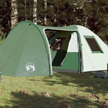 vidaXL Koepeltent 6-persoons waterdicht groen, Verzenden