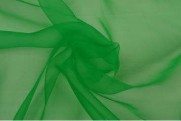 15 meter organza stof - Groen, Verzenden