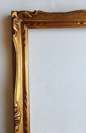 Lijst - Hout - Gegraveerd - bladgoud
