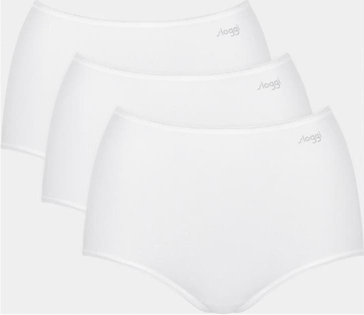 2dekans | Sloggi Pure Comfort H Maxi Slip 3-pack - Wit -, Kleding | Dames, Ondergoed en Lingerie, Ophalen of Verzenden