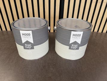 Veiling - 2x Moodpaints Muurverf Jade Green- 2500 ml