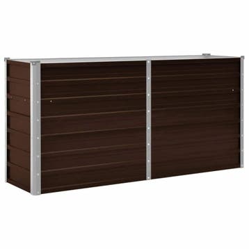 Plantenbak 160x40x77cm metaal: Retour deal, bespaar 34% nu, Tuin en Terras, Bloembakken en Plantenbakken, 100 cm of meer, Verzenden