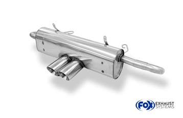 FOX Porsche Boxster Type 986 Achterdemper uitlaat midden - 2, Auto-onderdelen, Verzenden, Nieuw