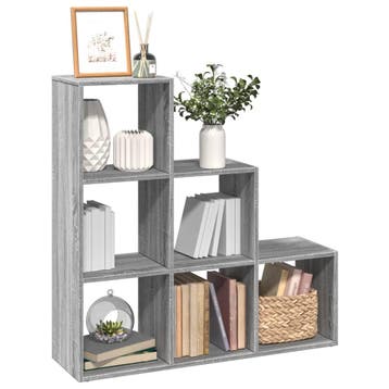 vidaXL Kamerscherm / boekenkast 3-laags 99x29x99 cm hout, Verzenden, Nieuw