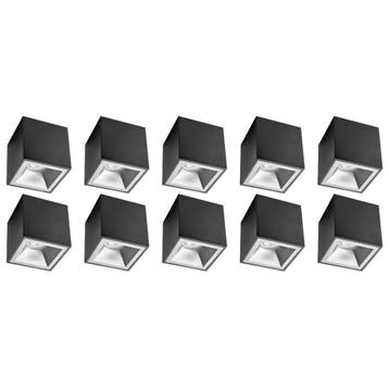 Opbouwspot 10 Pack - Pragmi Cliron Pro - GU10 Fitting - Mat, Verzenden, Nieuw