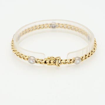 Armband - 18 karaat Geel goud Diamant (Natuurlijk), Nieuw