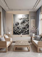 davey - Esclusiva Tela Fine Art 60x80 – LArmonia del, Antiek en Kunst