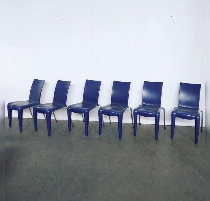 Vitra - Philippe Starck - Stoel (6) - Louis XX - Staal,, Antiek en Kunst, Antiek | Meubels | Stoelen en Sofa's