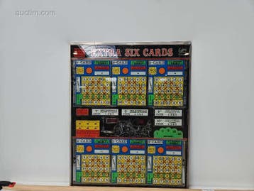 Originele frontplaat van bingo- en spelautomaat..., Verzamelen, Automaten | Gokkasten en Fruitautomaten, Nieuw