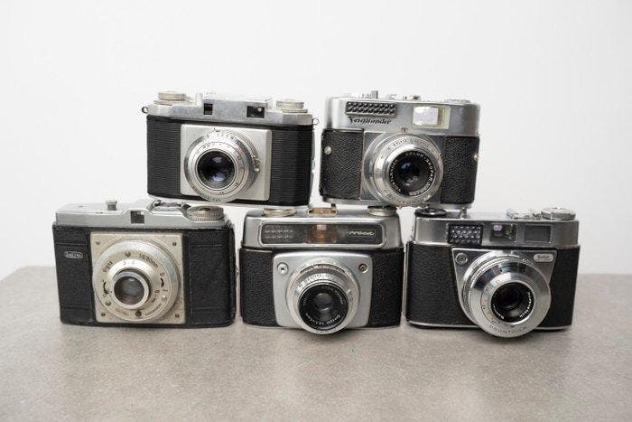 Hapo 36 + Dacora Digna + Voigtländer Vito BL + Kodak, Audio, Tv en Foto, Fotocamera's Analoog