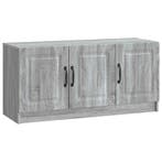 vidaXL TV Kast Grijs sonoma 99 x 34,5 x 47 cm Bewerkt hout, Verzenden, Nieuw