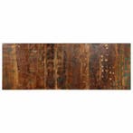 vidaXL Hoofdbord 140 cm massief gerecycled hout meerkleurig, Verzenden, Nieuw