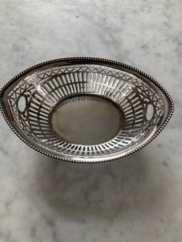 Kaarsenhouder - Zilver - ZilvereBon bon schaaltje