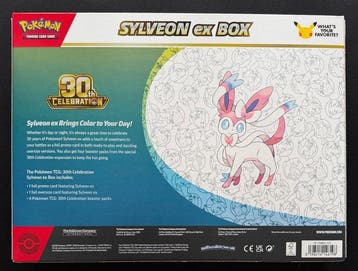 Pokémon - 1 Box - Pokémon 30th Celebration Sylveon ex Box –, Hobby en Vrije tijd, Nieuw
