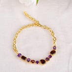 Zonder minimumprijs - Armband Zilver - Gemengde edelstenen -, Nieuw