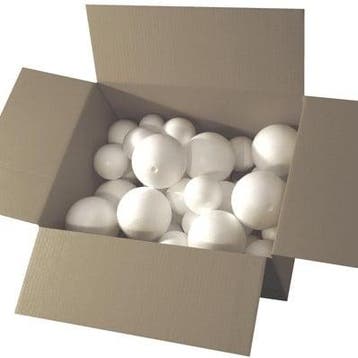Bulk Styropor bol styropor ballen mix 100, Nieuw