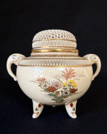 Sattouzan - Sattouzan - Brûleur dencens - Argile - Satsuma