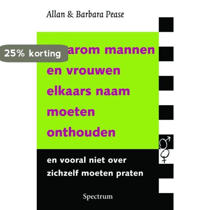 Waarom mannen en vrouwen elkaars naam moeten onthouden en, Livres, Psychologie, Envoi