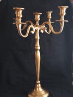 Kaarsenhouder - Verguld messing