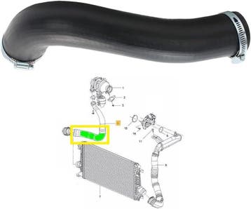 Turbo luchtinlaatslang Opel Astra/Zafira | Retour deal -61%, Verzenden